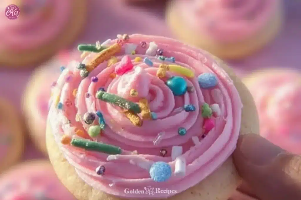 Delicious assortment of Crumbl Cookies in various flavors and toppings.