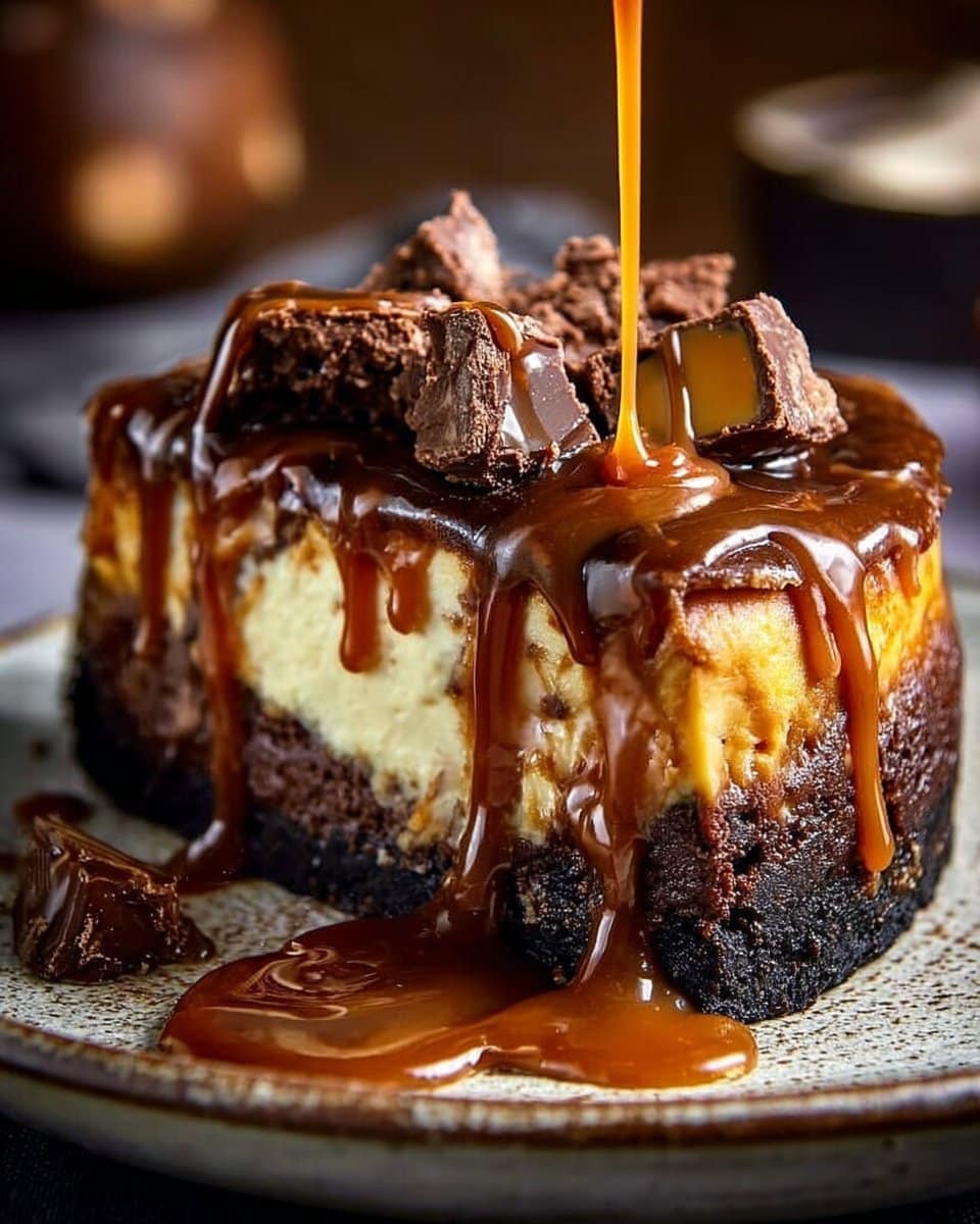 Caramel Brownie Cheesecake Caramel Brownie Cheesecake Caramel Brownie Cheesecake