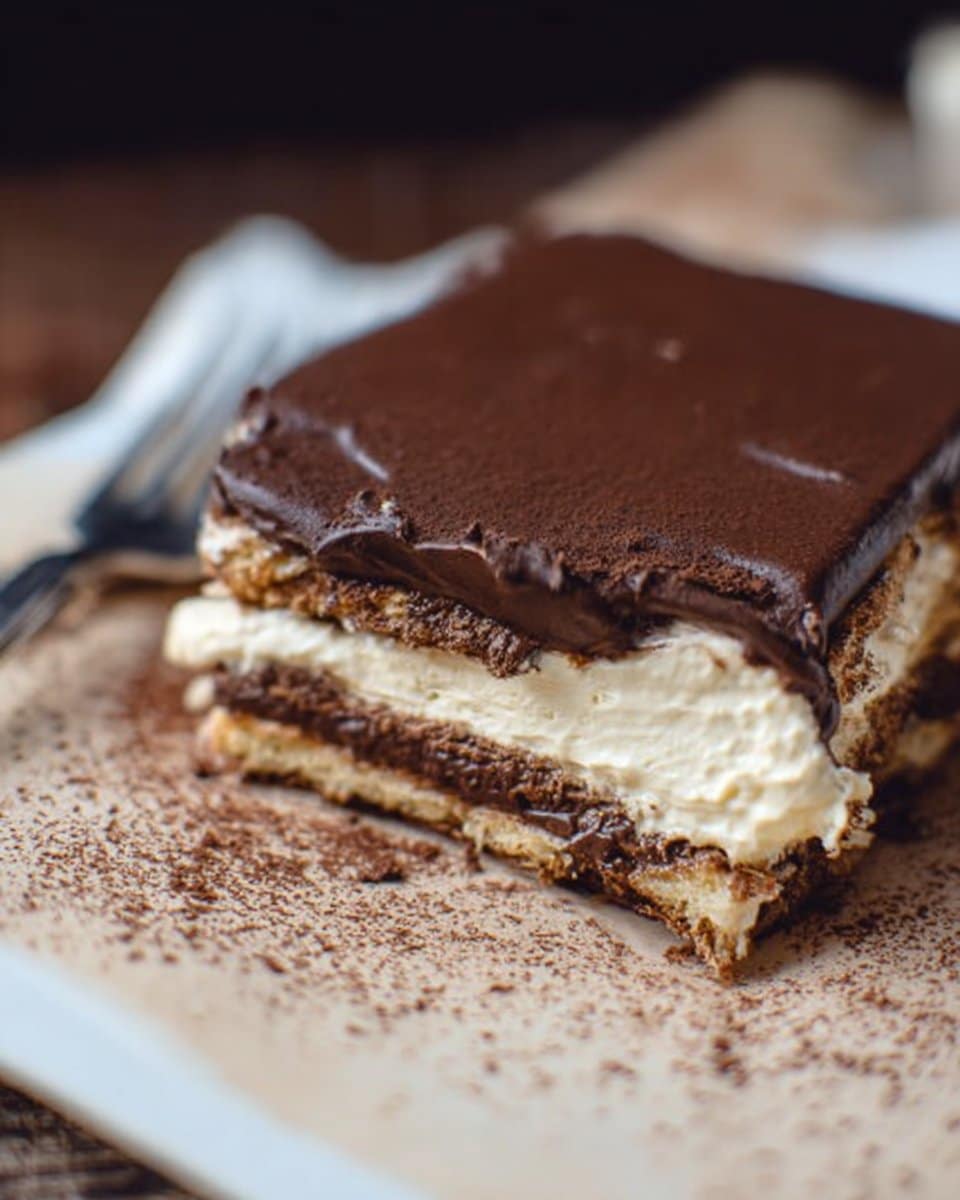 No-Bake Chocolate Eclair Cake Recipe