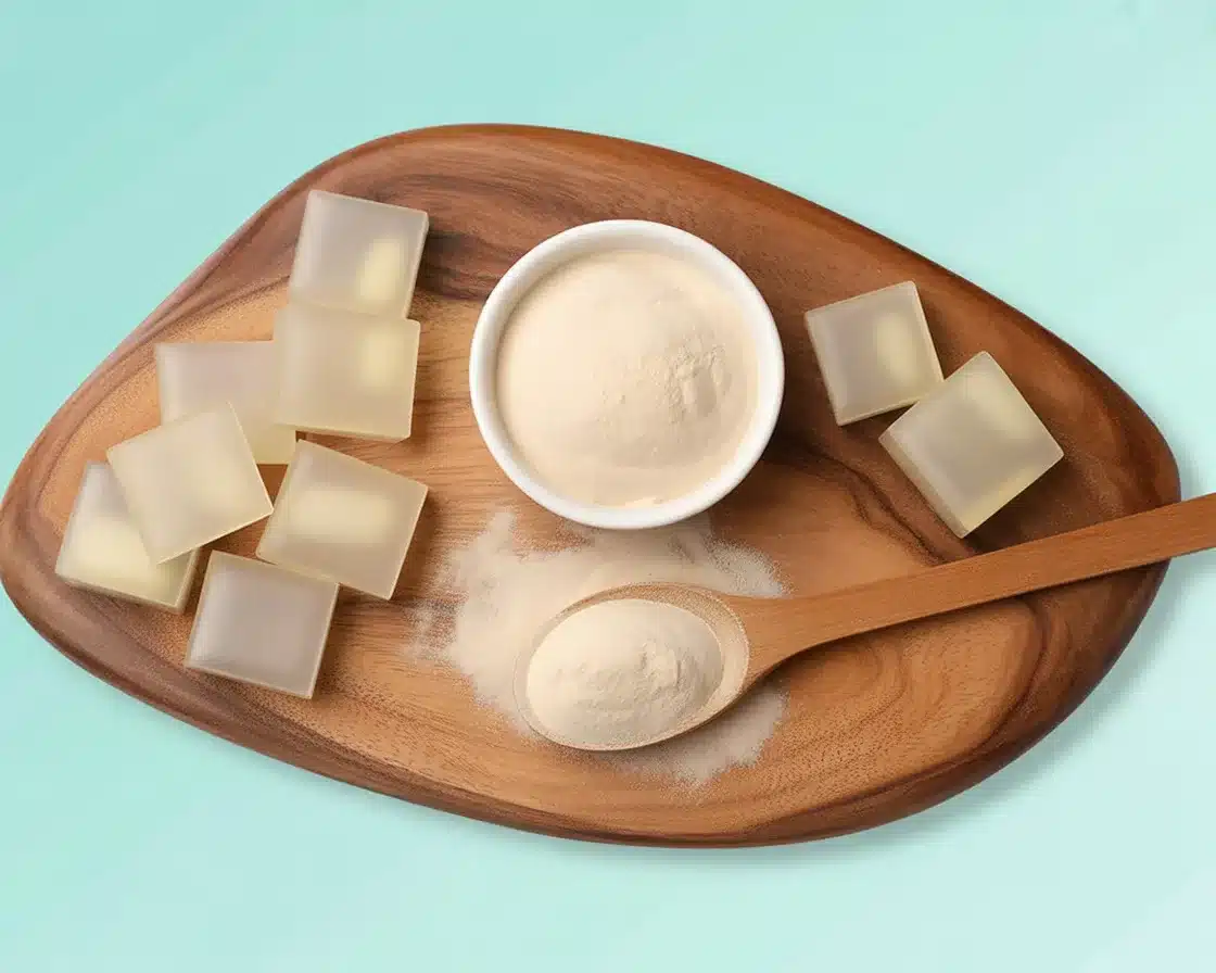 Gelatin adding fun and flavor to snacks and desserts including Jell-O and whipped cream.