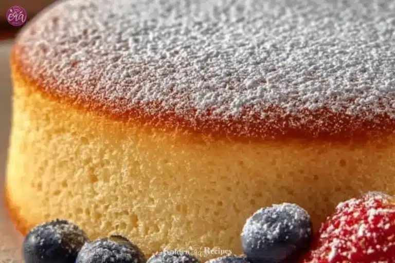 Fluffy Sponge Cake 10 Delicious fluffy sponge cake topped with fresh strawberries and cream