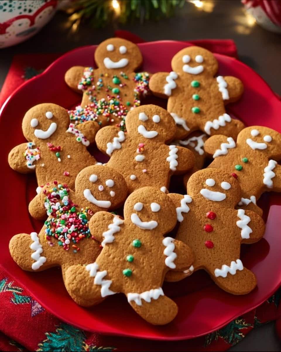 Soft & Chewy Gingerbread Men Cookies