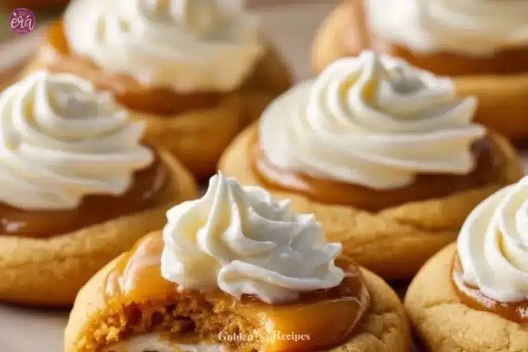 Delicious Thanksgiving pumpkin pie cookies on a festive table