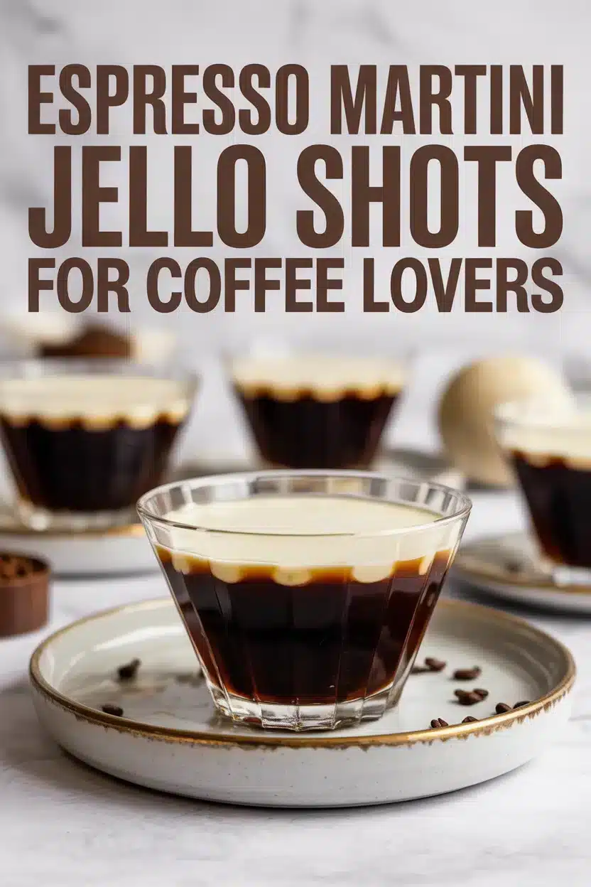 Espresso Martini Jello Shots for Coffee Lovers 5 Espresso Martini Jello Shots for Coffee Lovers