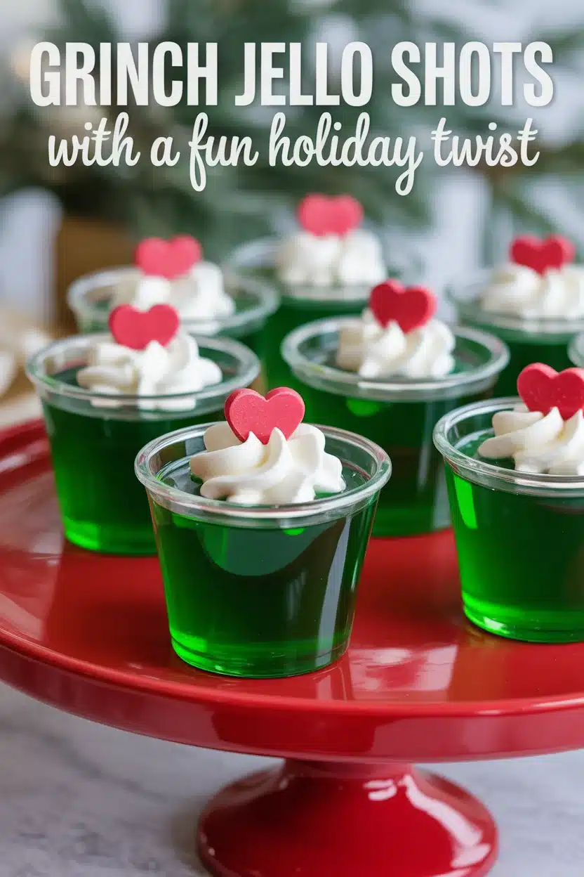 grinch jello shots recipe