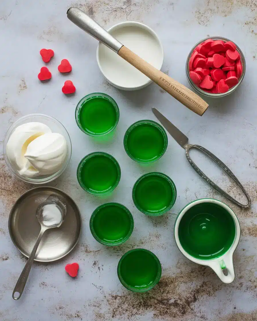 grinch jello shots recipe