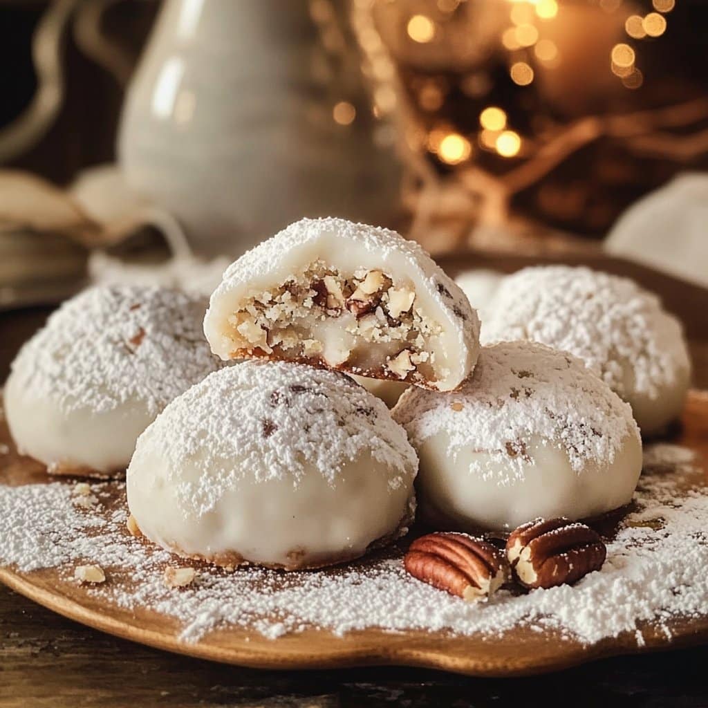 Buttery Pecan Snowball Cookies 2 Buttery Pecan Snowball Cookies