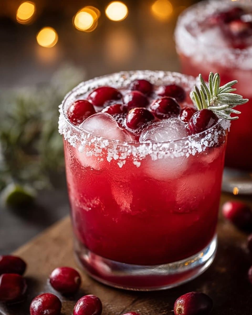 Best Christmas Cranberry Margarita
