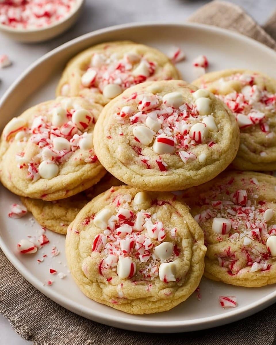 White Chocolate Peppermint Cookies