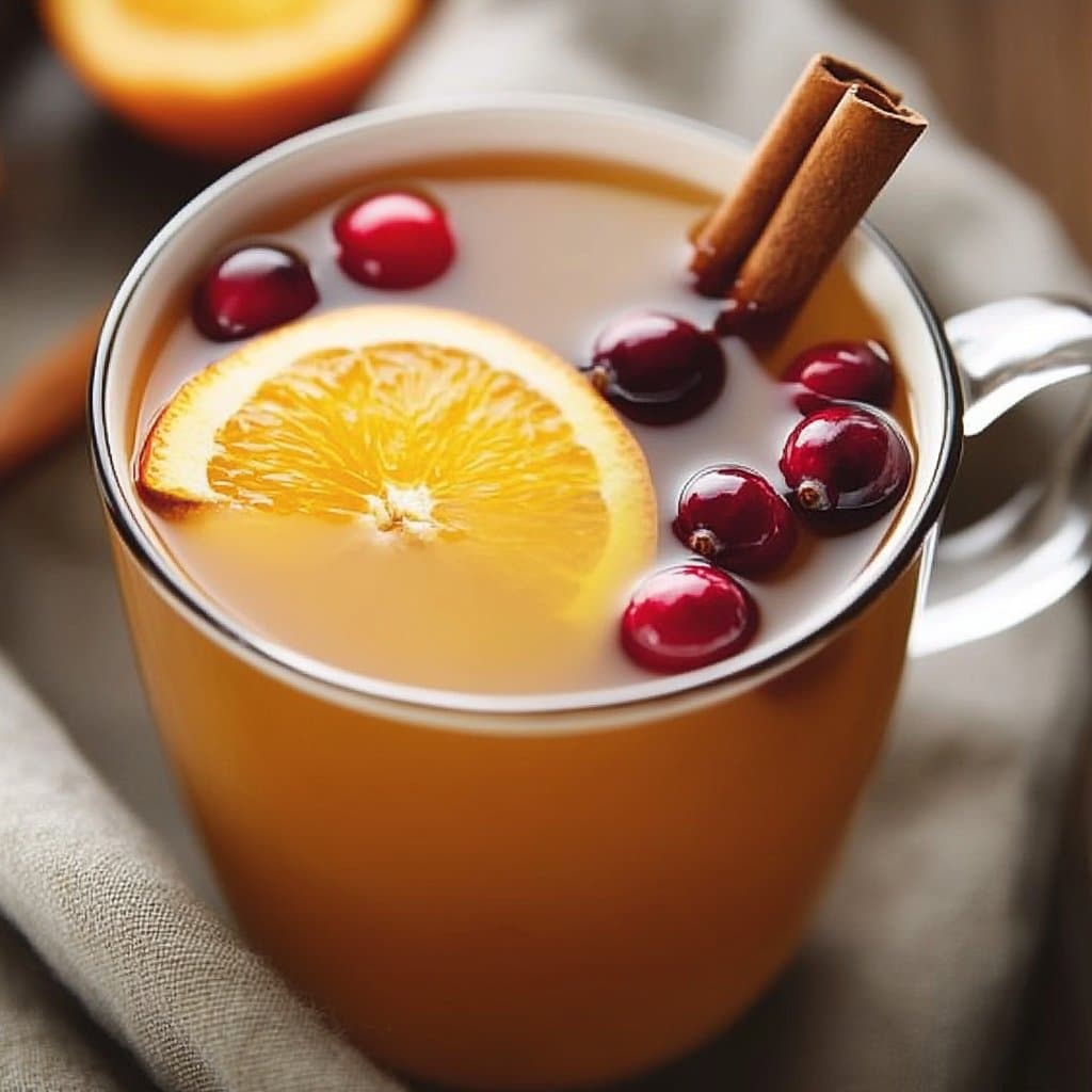 Slow Cooker Spiced Cranberry Apple Cider Recipe