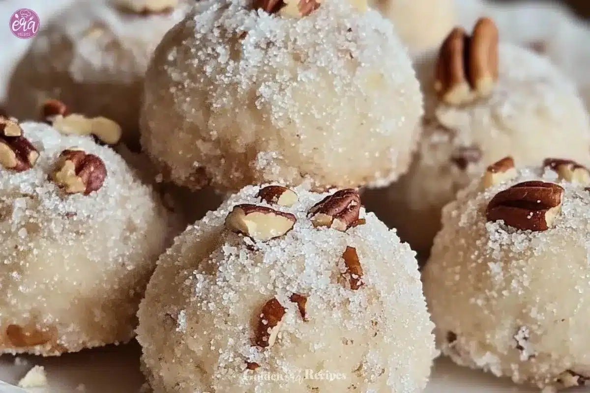 Buttery Pecan Snowball Cookies 4 Buttery Pecan Snowball Cookies