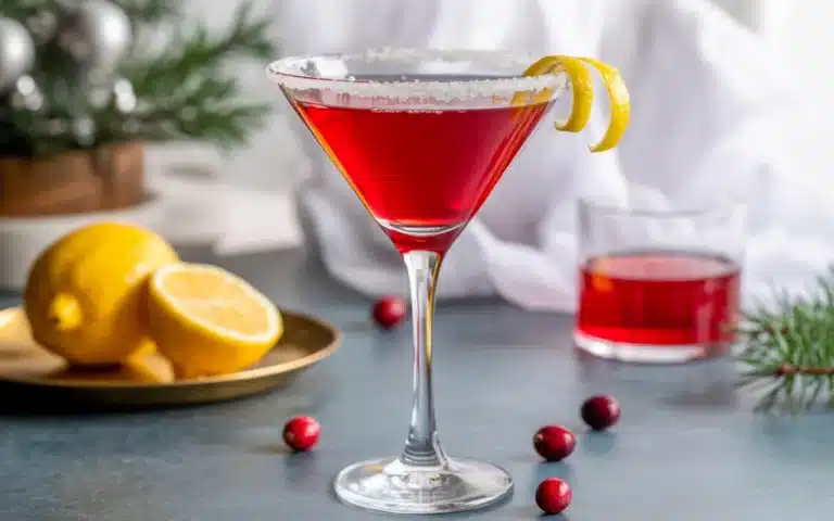 Cranberry Lemon Drop Mocktail (Festive, Non-Alcoholic & Perfect for the Holidays) 9 Cranberry Lemon Drop Mocktail