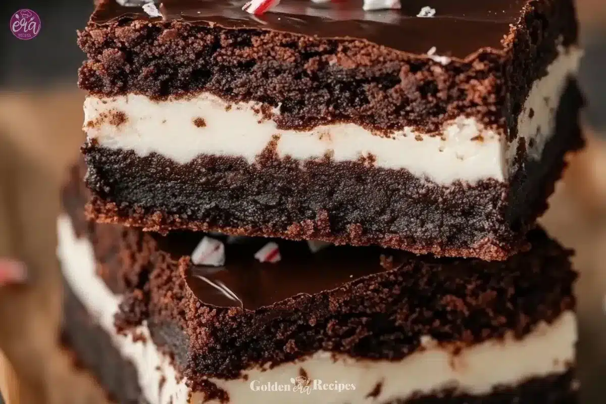 Peppermint Bark Brownies