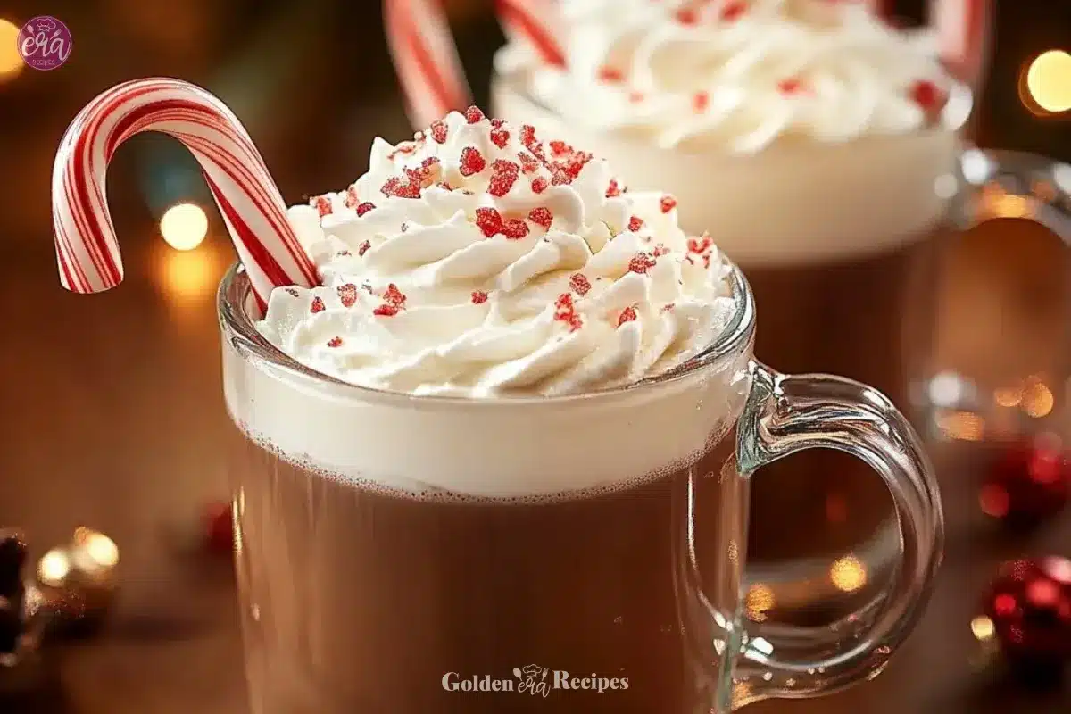 Homemade Christmas Peppermint Hot Chocolate