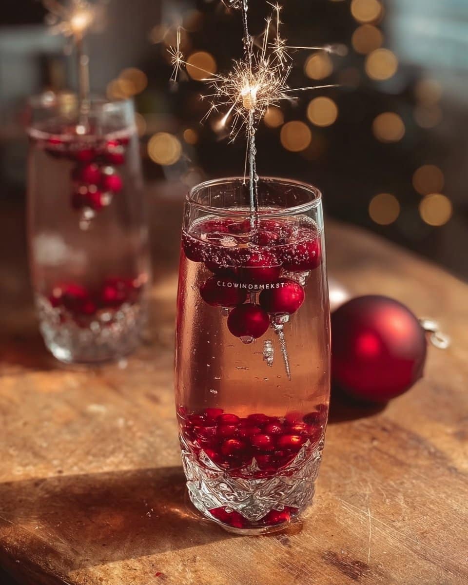 Ornament Sparklers Christmas Cocktail