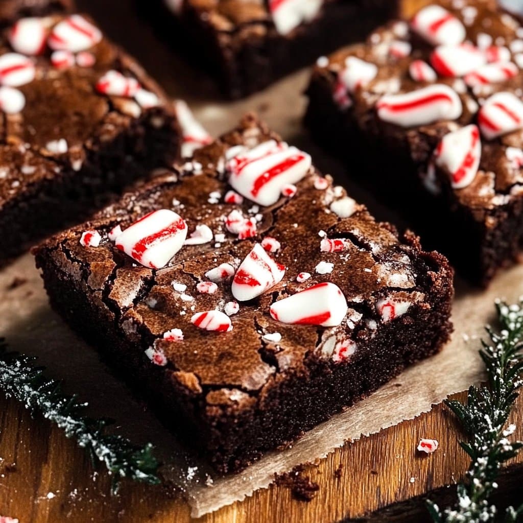 One-Bowl Peppermint Brownies