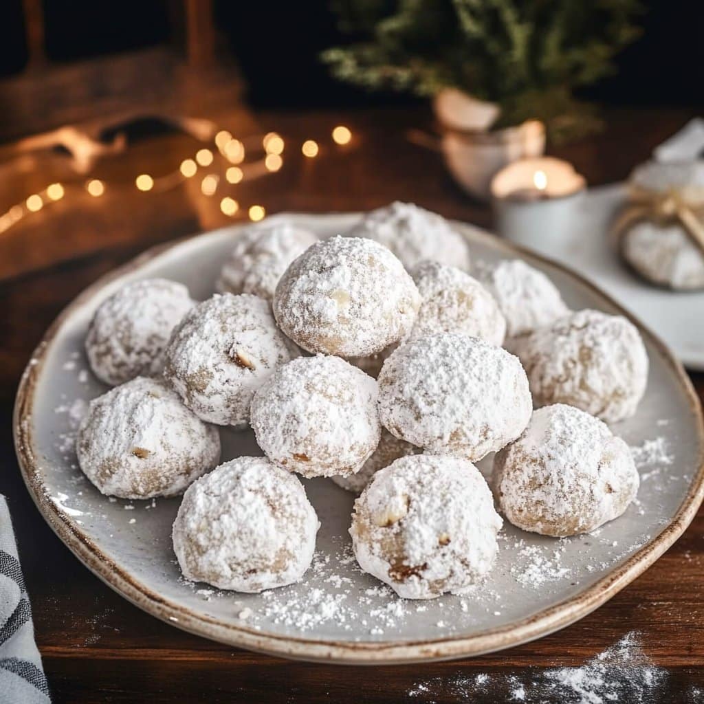 Pecan Snowball Cookies