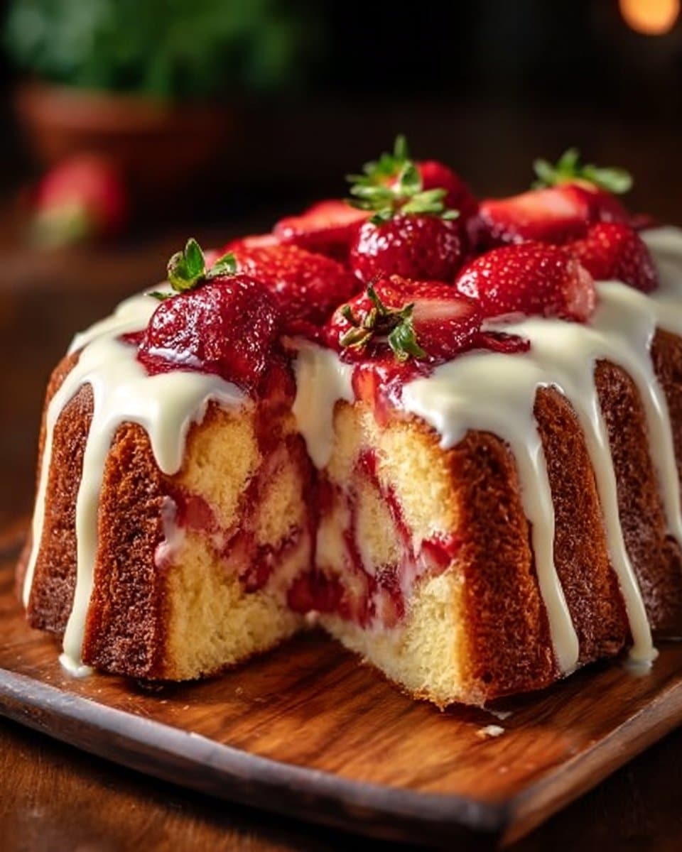 The Ultimate Strawberry Cream Cheese Pound Cake for Any Occasion