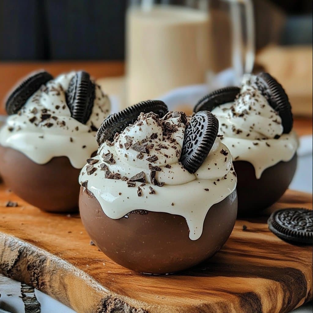 Oreo Hot Chocolate Bombs