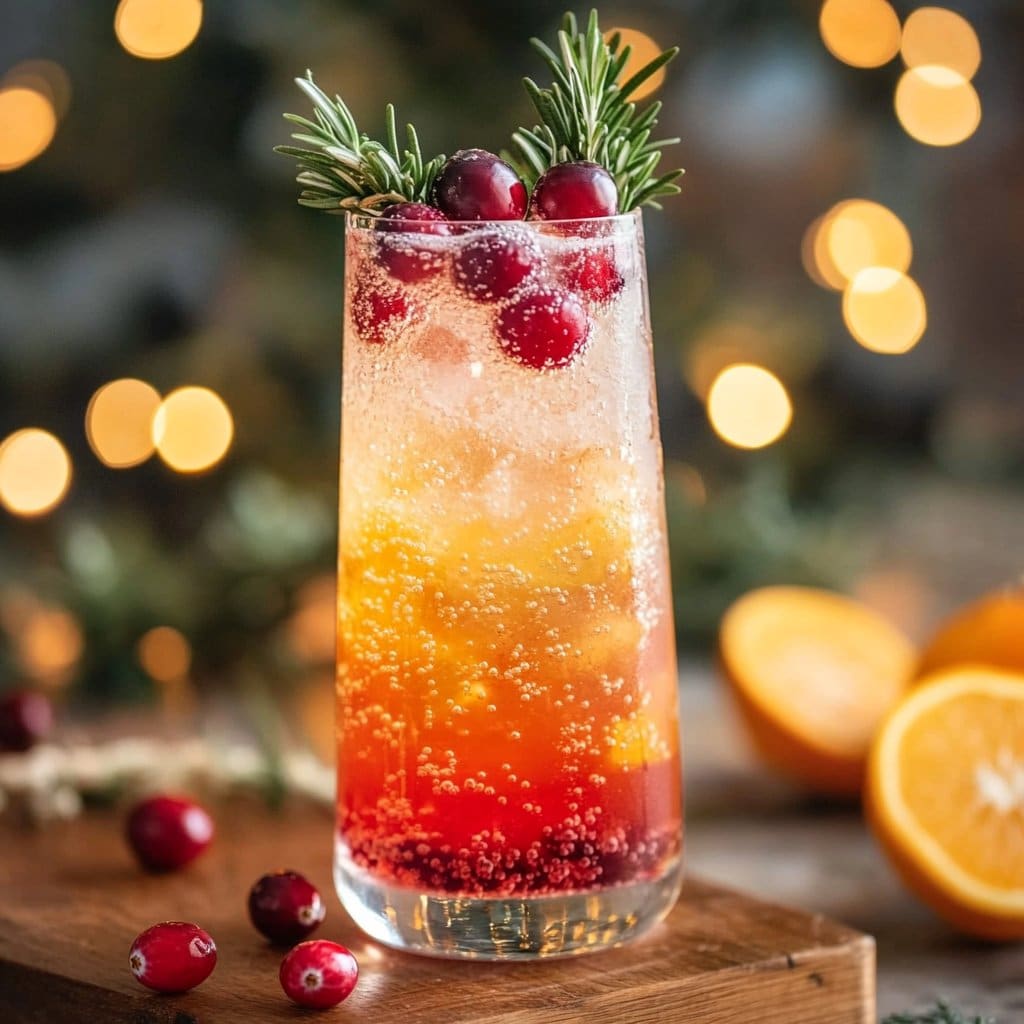 Orange Cranberry Mocktail 3 Orange Cranberry Mocktail