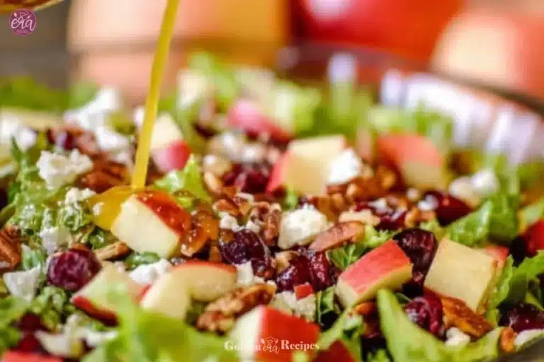 Autumn Chopped Salad 5 Colorful Autumn Chopped Salad with seasonal ingredients and dressing