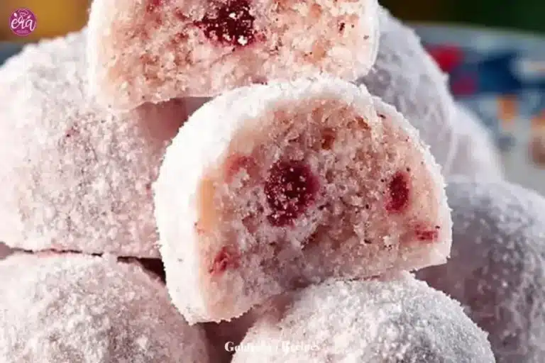 Cherry Snowball Cookies 7 Cherry Snowball Cookies