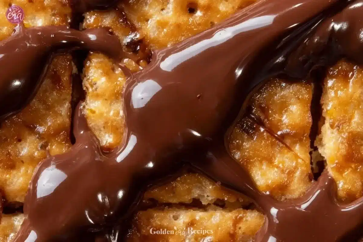 Colorful and festive Christmas cracker candy laid out on a holiday table.