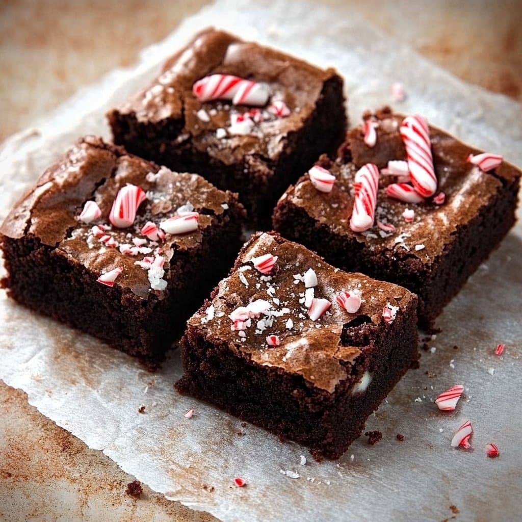 One-Bowl Peppermint Brownies