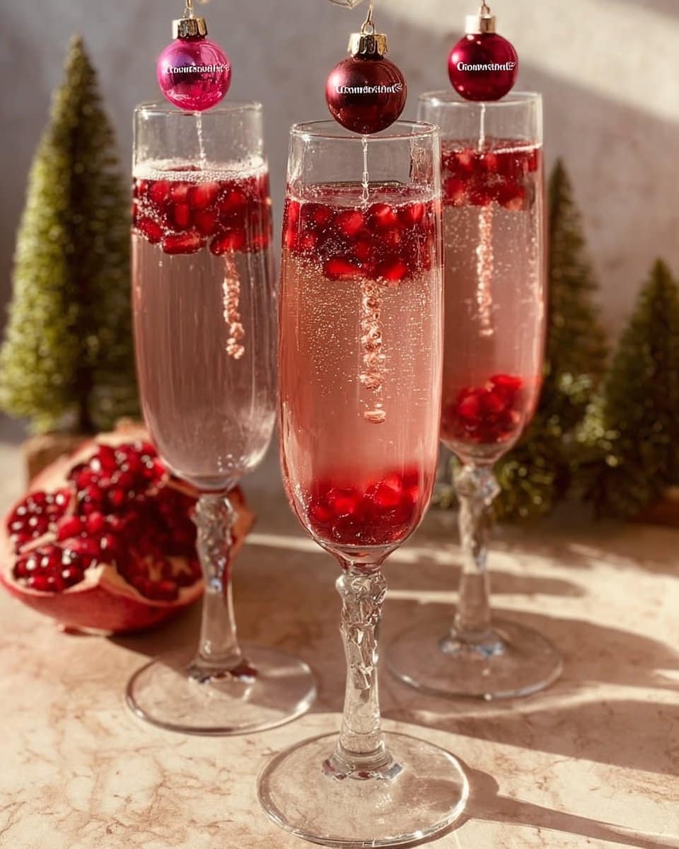 Ornament Sparklers Christmas Cocktail