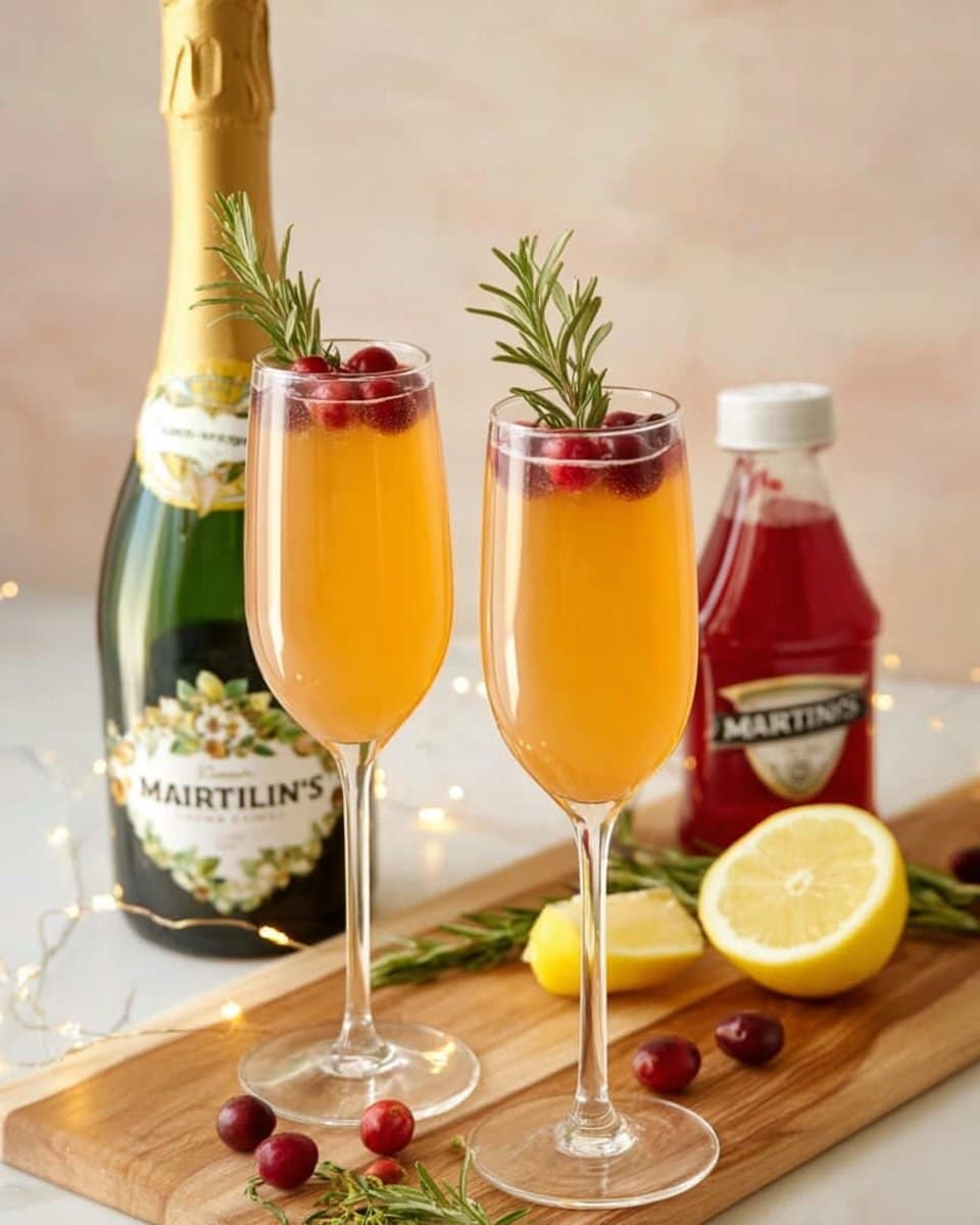 Non-Alcoholic Christmas Mimosa