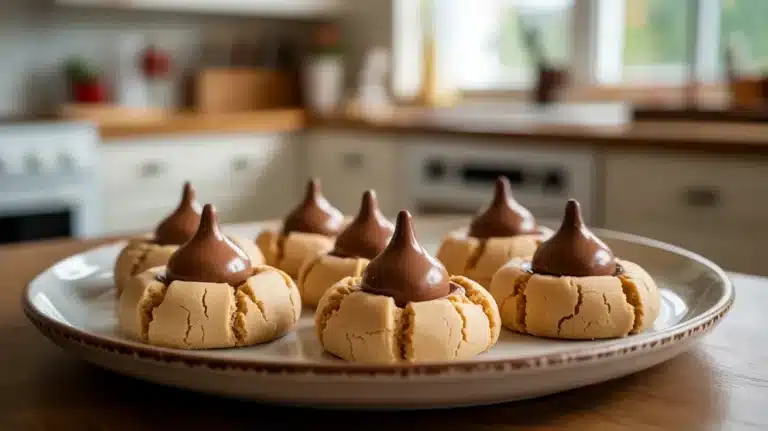 Peanut Butter Blossoms with a Soft Center and Classic Chocolate Kiss 11 Peanut Butter Blossoms with a Soft Center and Classic Chocolate Kiss