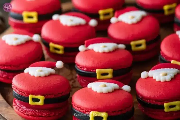 Santa Claus Macarons 3 Santa Claus Macarons