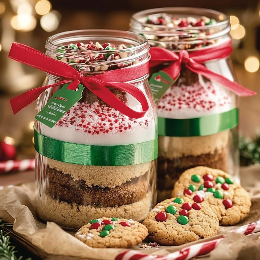 Christmas Cookies in a Jar