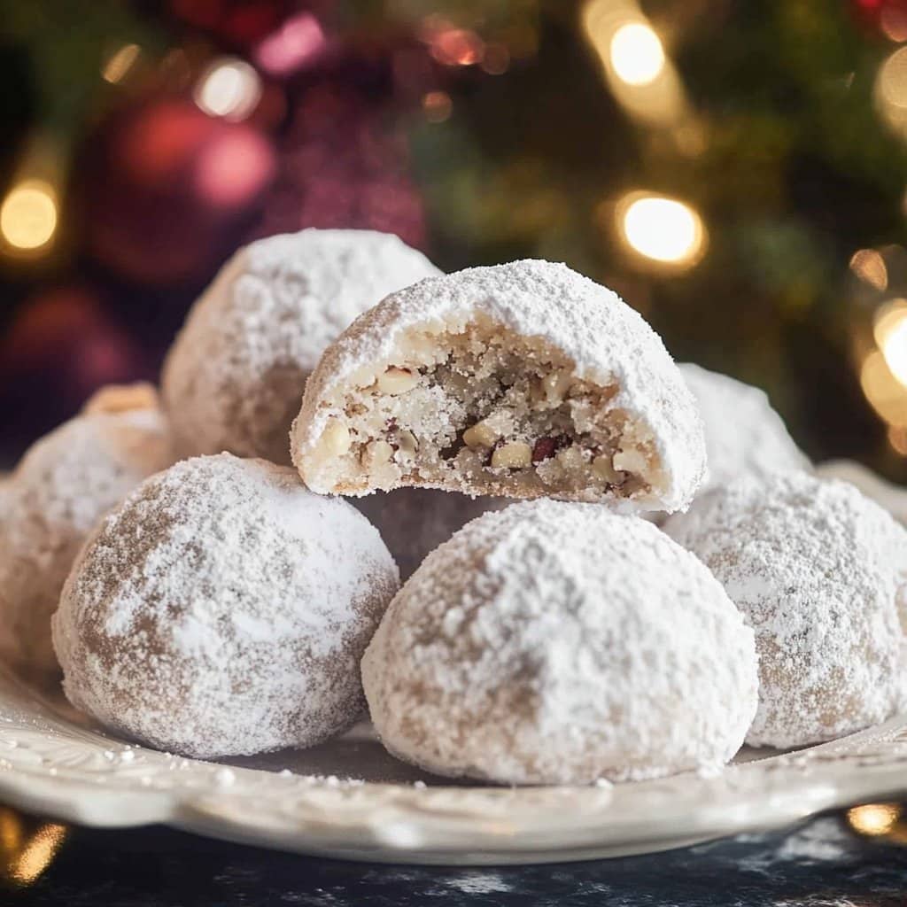 Pecan Snowball Cookies