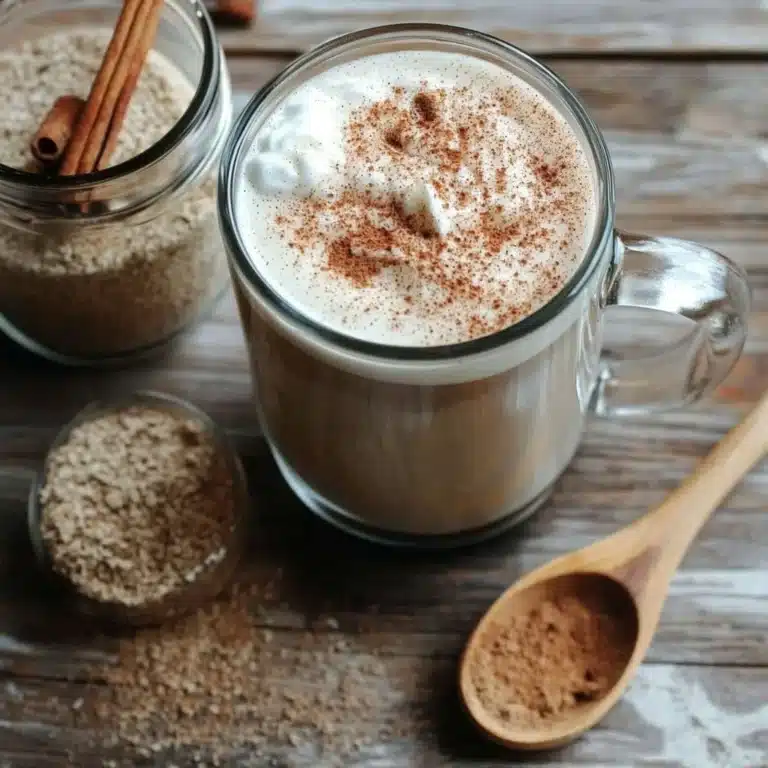 Homemade Chai Latte Powder with spices and milk