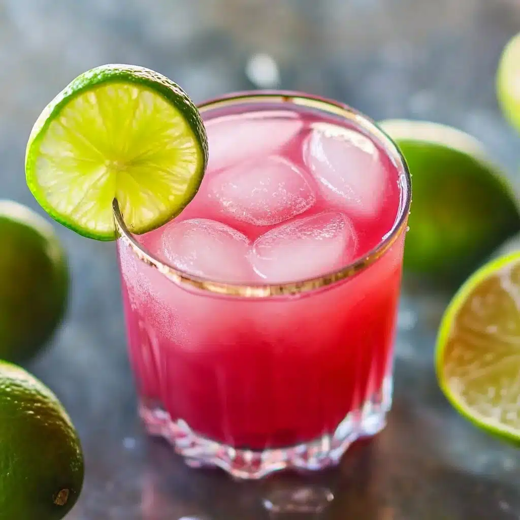 Delicious Cherry Limeade Mocktail with fresh cherries and lime, ideal for relaxation.