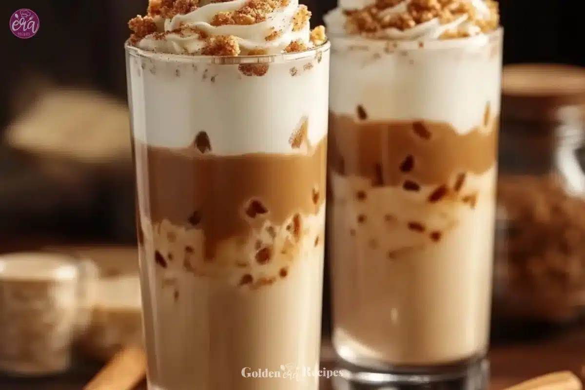 Cookie Butter Iced Chai Latte