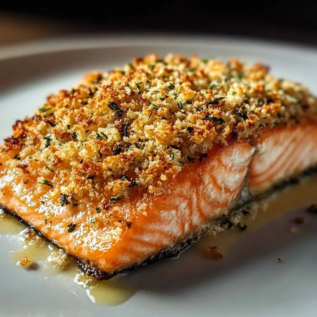 Crispy Parmesan Salmon Bake