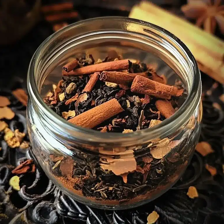 Homemade chai tea mix ingredients for a flavorful beverage