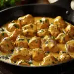 Delicious Texas Roadhouse butter chicken served with rice and garnished