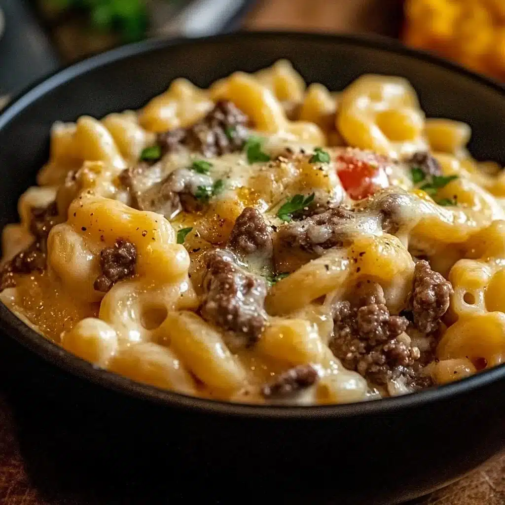 High-Protein Creamy Philly Cheesesteak Mac & Cheese Bliss