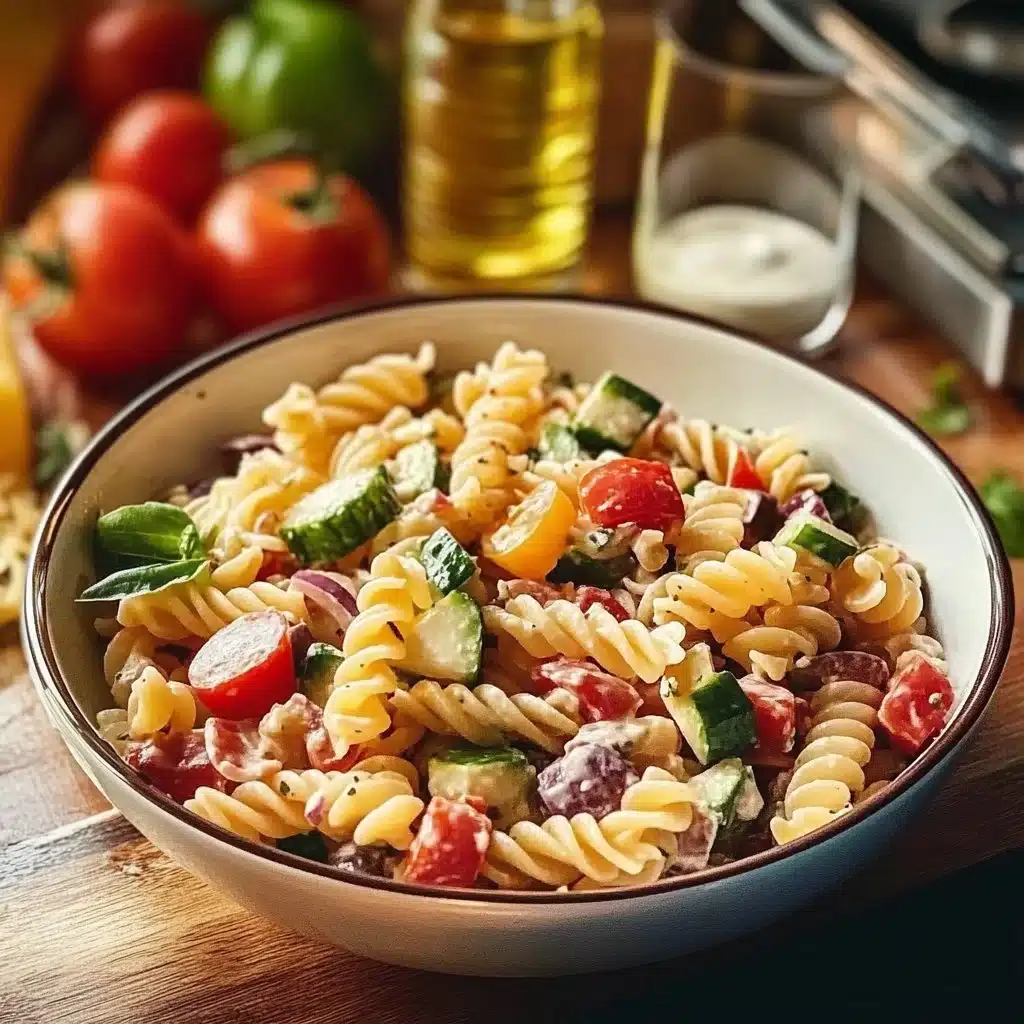 High Protein Italian Pasta Salad
