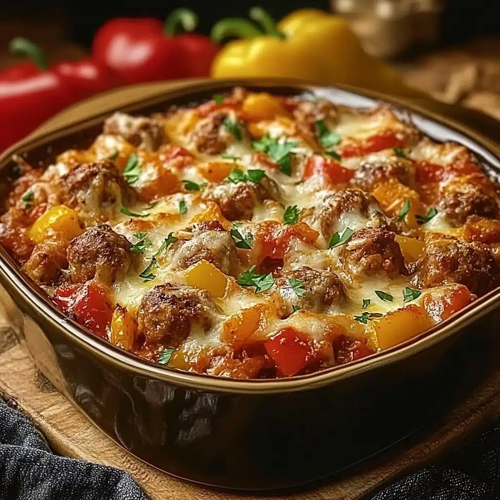 Italian Sausage Pepper Casserole