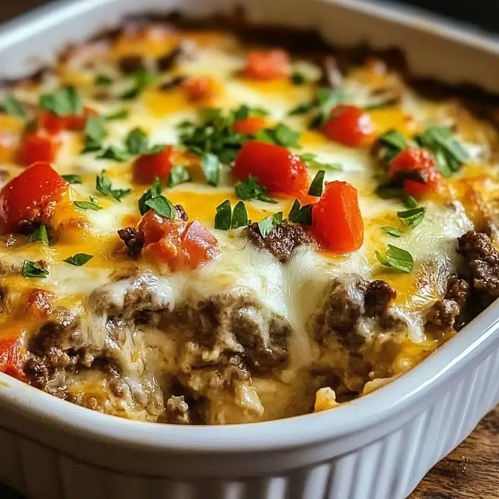Low Carb Philly Cheesesteak Casserole