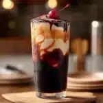 Midnight Malibu Dirty Soda with tropical flavors and refreshing look