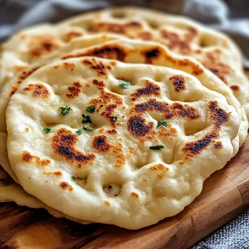 Quick and Easy Homemade Naan Flatbread - Gluten Free