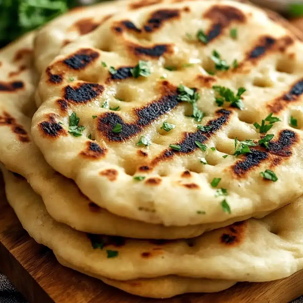 Quick and Easy Homemade Naan Flatbread - Gluten Free