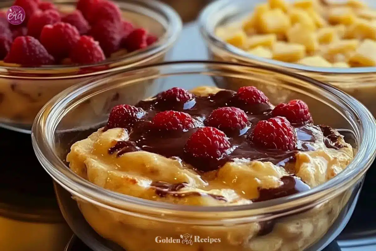 Single Serving Fluffy Baked Protein Pancake Bowls