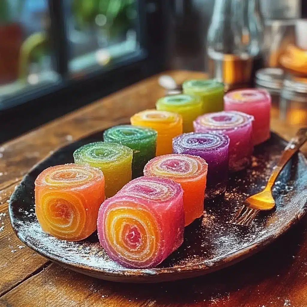 Sweet & Sour Vodka Rainbow Rollups