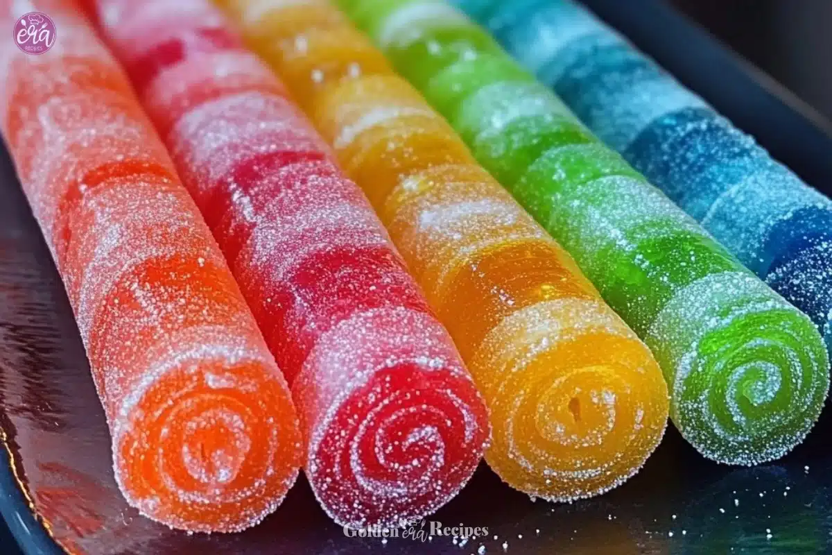 Sweet & Sour Vodka Rainbow Rollups